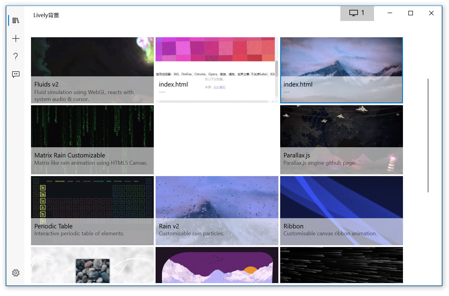 Lively Wallpaper(开源视频桌面) v2065