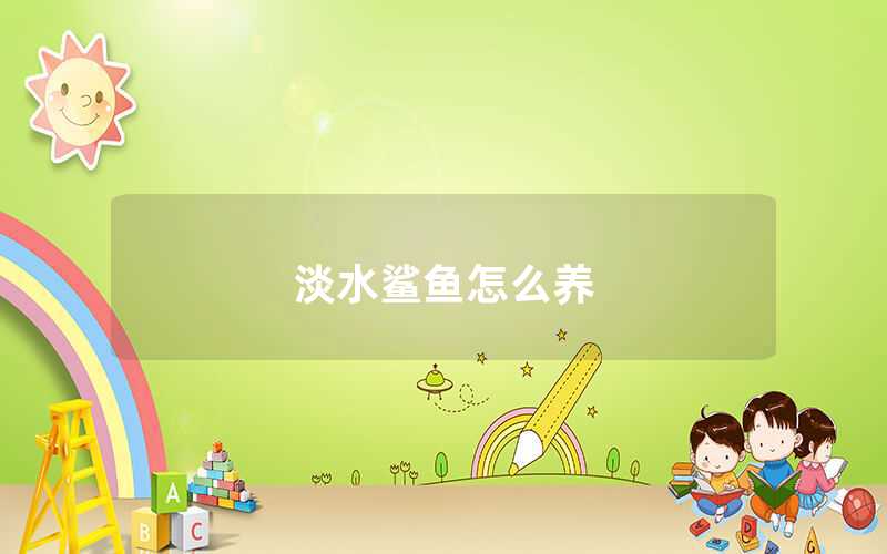 淡水鲨鱼怎么饲养（淡水鲨鱼可以繁殖吗）