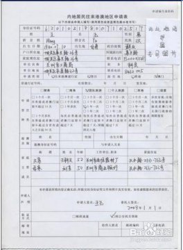 户籍性质一栏怎么写