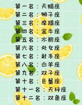 哪个星座最有杀气