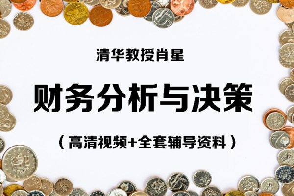 清华教授肖星-财务分析与决策（高清视频+全套辅导资料）
