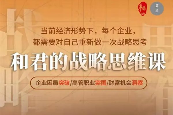 和君的战略思维课－企业困局突破/高管职业突围/财富机会洞察
