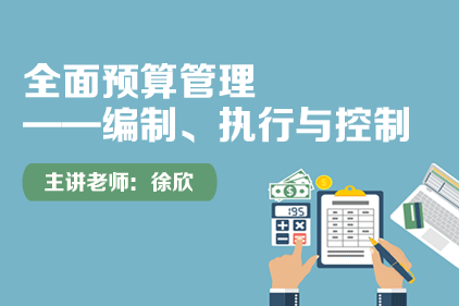 徐欣-全面预算的编制执行与控制