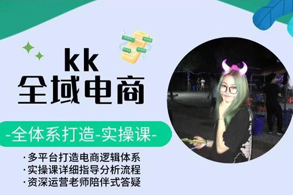 KK全域电商，全体系打造实操课，多平台打造电商逻辑体系