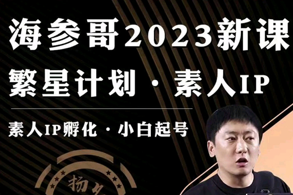 参哥 素人IP流量打造繁星计划课程