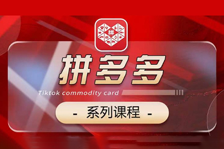 2024拼多多系列课，【基础】【运营】【活动】【推广】【玩法】5大模块