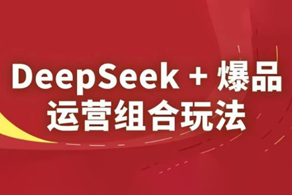 秋秋DeepSeek+爆品运营组合玩法，2025淘系精品课