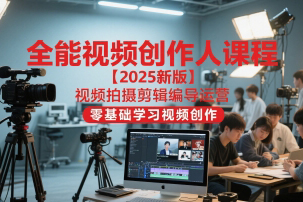 王松傲寒全能视频创作人课程【2025新版】