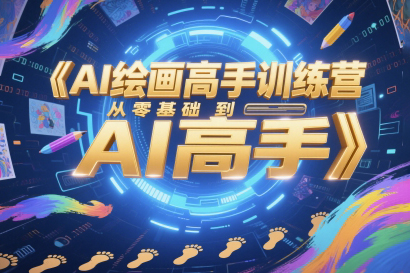 墨竹AI绘画高手训练营，从零基础到AI高手