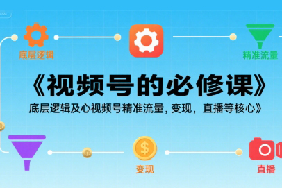 视频号的必修课，视频号的底层逻辑及核心视频号精准流量
